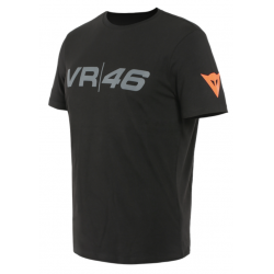 Dainese T-Shirt VR46 Pit Lane Black/Fluo Yellow 1896830